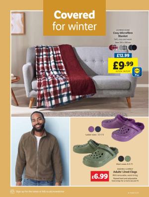 Covered for Winter - Cozy Essentials at Lidl