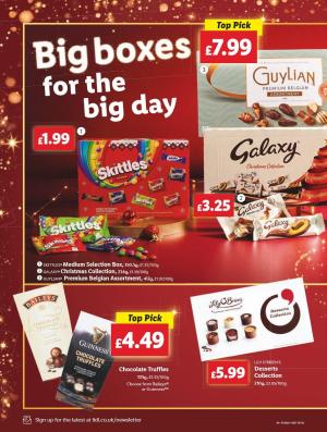 Big Boxes for the Big Day: Lidl Chocolate and Sweets Offers - 21-27 November 2024